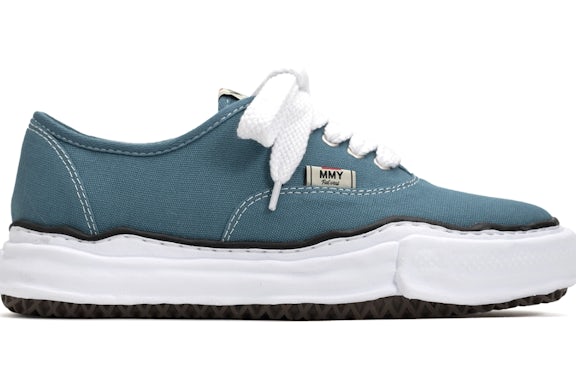 Maison Mihara Yasuhiro Baker OG Sole Canvas Low Blue - image 1