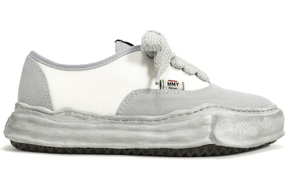 Maison Mihara Yasuhiro Baker OG Sole Over Dyed Canvas Low White - image 1