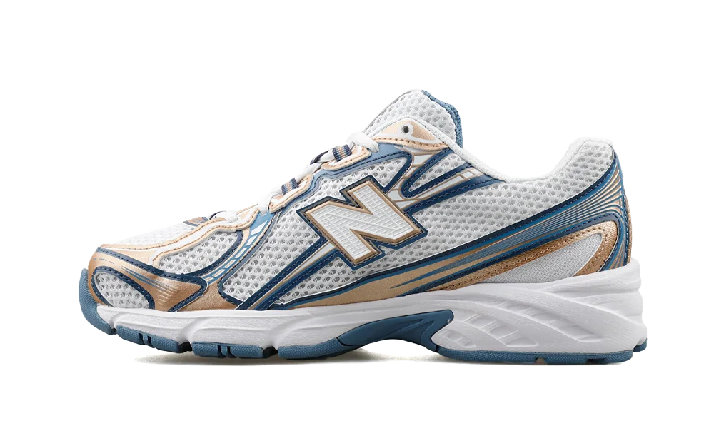 New Balance 740 Blue Gold Metallic - image 1