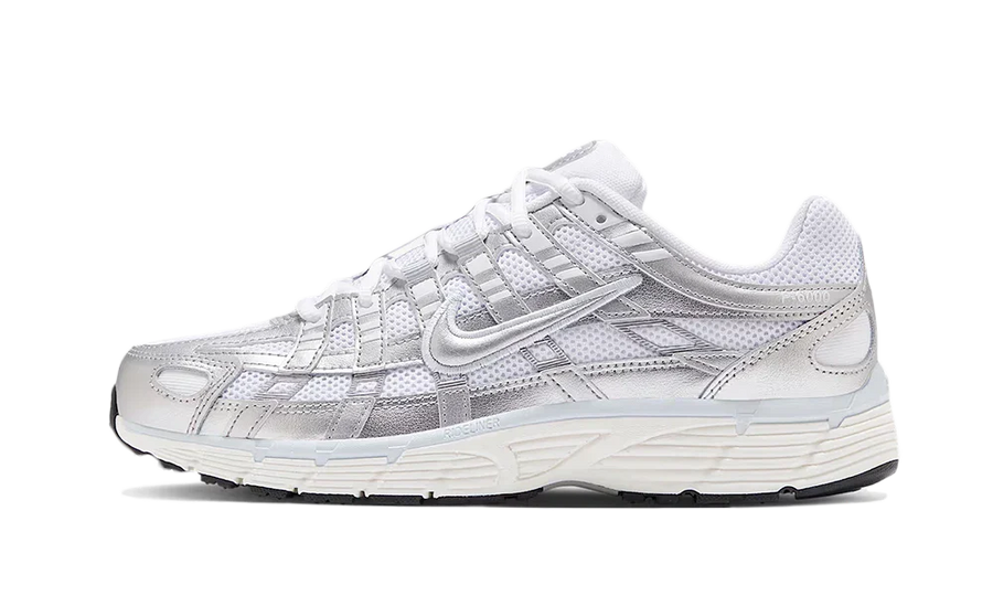 Nike P-6000 White Metallic Silver - image 1