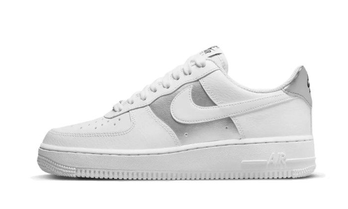 Nike Air Force 1 Low White Metallic Silver - image 1