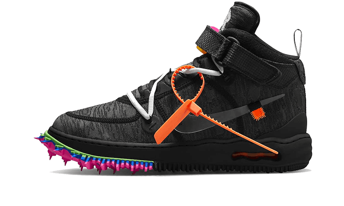 Nike Air Force 1 Mid Off White Clear Black - image 1