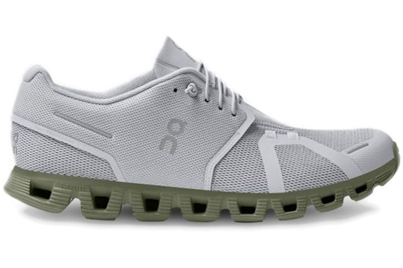 On Running Cloud 5 Glacier Grey Reseda Green - image 1