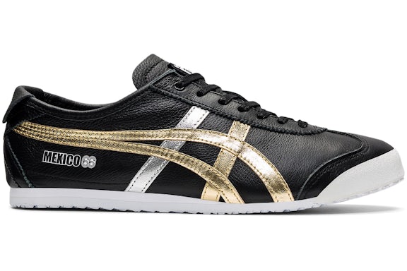 Onitsuka Tiger Mexico 66 Black Gold Silver - image 1