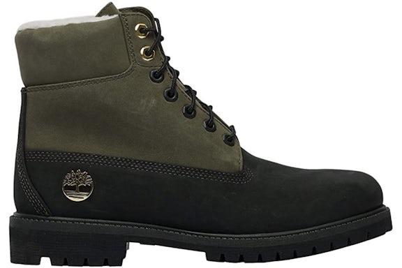 Timberland 6" Premium Boot Shearling Black Grapeleaf (GS) - image 1