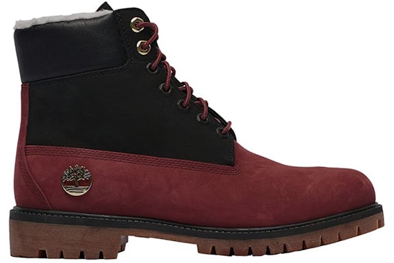 Timberland 6" Premium Boot Shearling Syrah Black (GS) - image 1