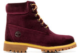 Timberland 6" Boot Off-White Velvet Wine (Women's) - image 1