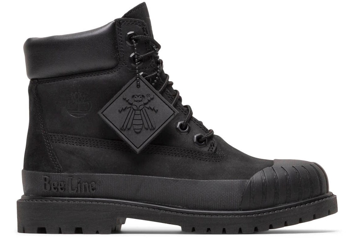 Timberland 6" Boot Premium Bee Line Rubber Toe WP Black Nubuck (Women's) - image 1