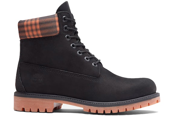Timberland 6" Heritage Waterproof Boot Black Plaid - image 1