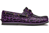 Timberland Classic Boat 2 Eye Wacko Maria Purple Leopard - image 1