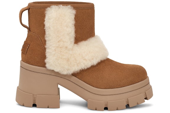 UGG Brooklyn Sunburst Heeled Boot Chestnut - image 1
