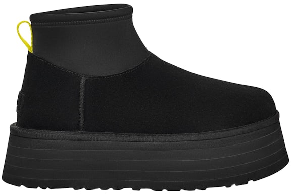 UGG Classic Mini Dipper Boot Black Yellow (Women's) - image 1