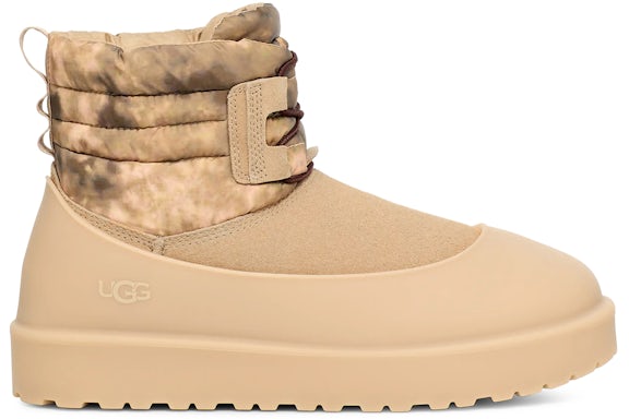 UGG Classic Mini Lace WEA Smokescreen Boot Mustard Seed - image 1