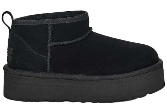 UGG Classic Ultra Mini Platform Boot Black (Kids) - image 1