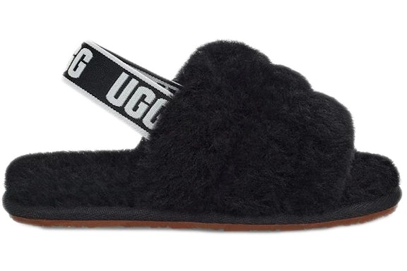 UGG Fluff Yeah Slide Black (Toddler) - image 1