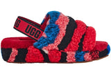 UGG Fluff Yeah Slide Cali Collage Red (Women's) - image 1
