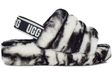 UGG Fluff Yeah Slide Marble Black White (Women's) - image 1