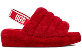 UGG Fluff Yeah Slide Ribbon Red (Women's) - image 1
