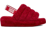 UGG Fluff Yeah Slide Samba Red (Women's) - image 1