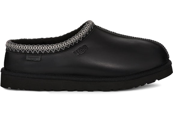 UGG Tasman LTHR Regen Slipper Black - image 1
