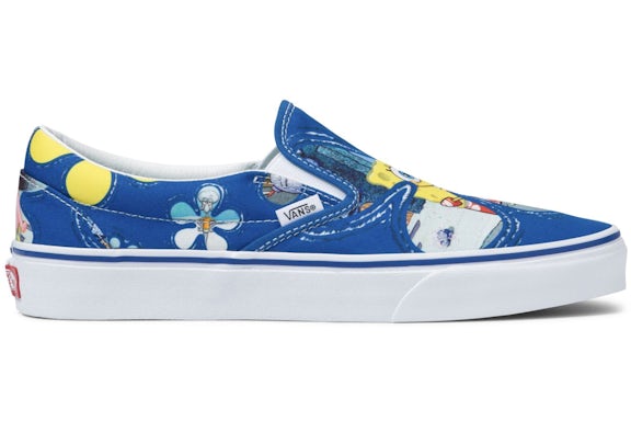 Vans Classic Slip-On Spong eBob Squa rePants Aloha - image 1