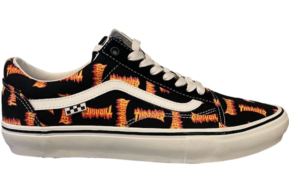 Vans Old Skool Thrasher All Over Flame Logo - image 1