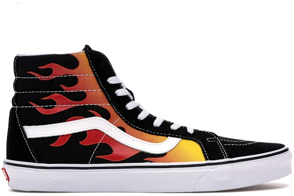 Vans Sk 8-Hi Re-Issue Flames - image 1