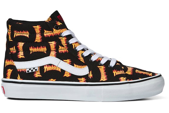Vans Sk 8-Hi Thrasher Allover Logo Black - image 1