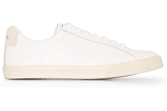 Veja Esplar Leather Stitched White Tan - image 1