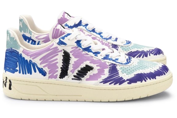 Veja V-10 Leatherx Marni Orchid Black - image 1
