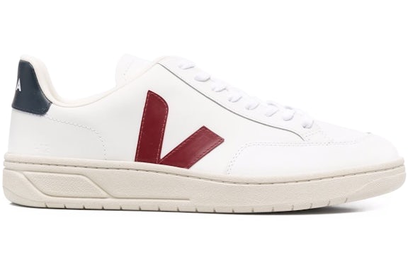 Veja V-12 Leather White Marsala Nautica - image 1