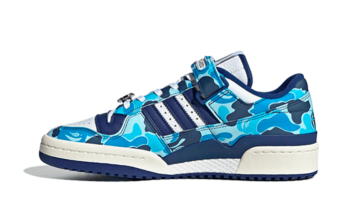 Adidas Forum 84 Low Bape 30th Anniversary Blue Camo - image 1