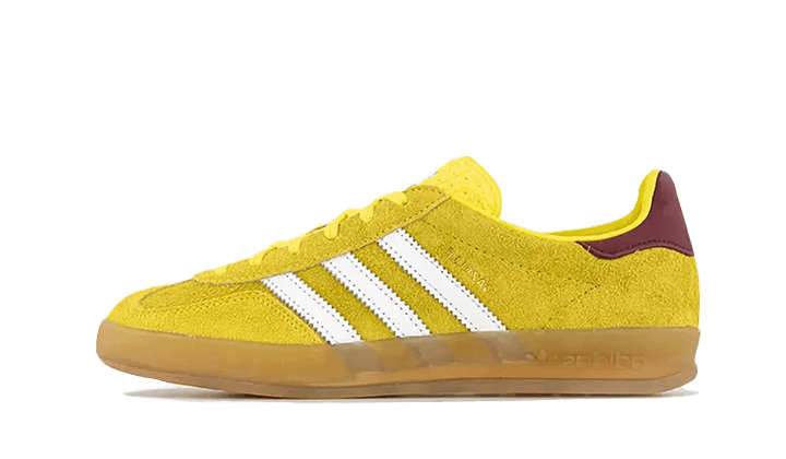 Adidas Gazelle Indoor Bright Yellow Burgundy - image 1