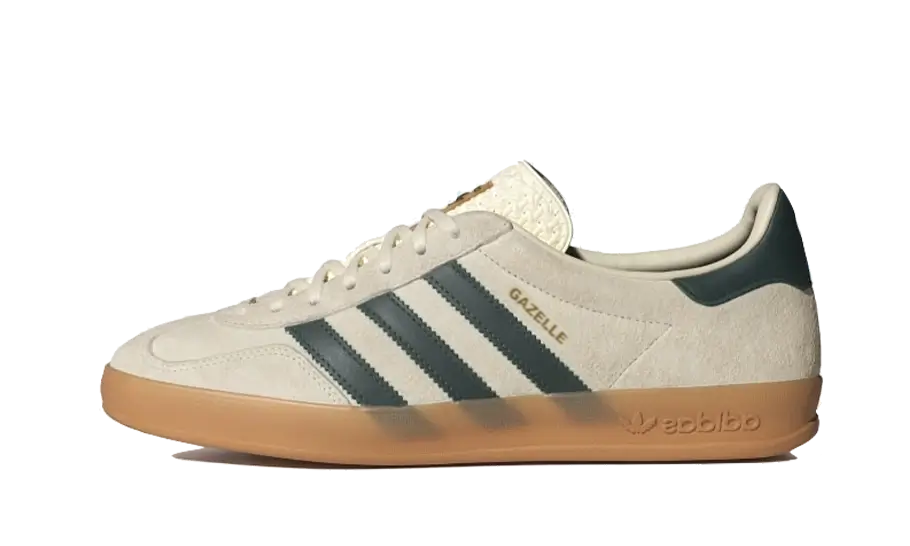 Adidas Gazelle Indoor Cream White Collegiate Green Gum - image 1