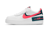 Nike Air Force 1 Shadow White Dark Teal Solar Red - image 1