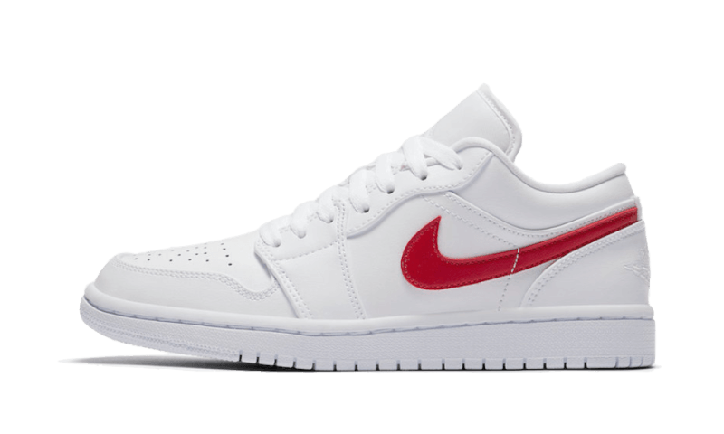Air Jordan 1 Low White University Red - image 1