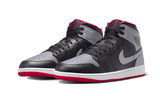 Air Jordan 1 Mid Black Grey Red - image 2