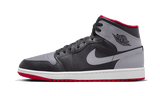 Air Jordan 1 Mid Black Grey Red - image 1