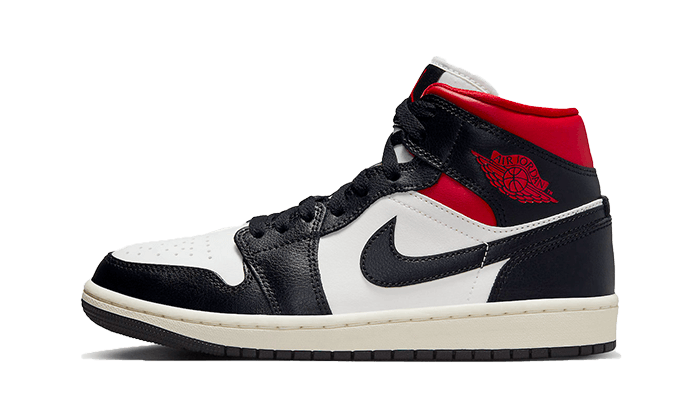 Air Jordan 1 Mid Black Gym Red - image 1
