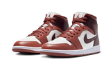 Air Jordan 1 Mid Dusty Peach Night Maroon - image 2