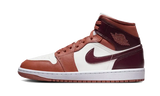Air Jordan 1 Mid Dusty Peach Night Maroon - image 1