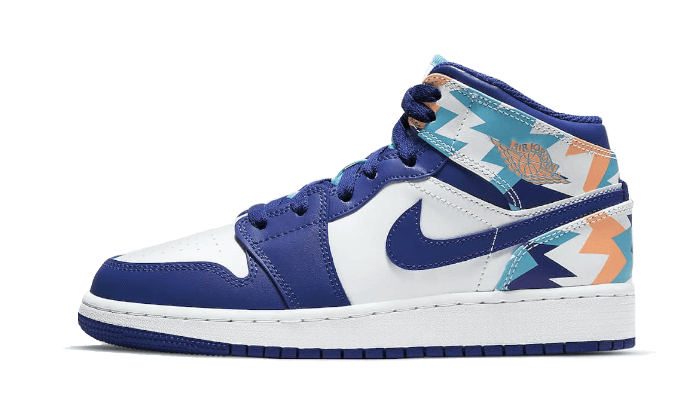 Air Jordan 1 Mid Geometric Print - image 1