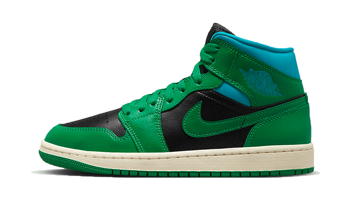 Air Jordan 1 Mid Lucky Green Aquatone - image 1