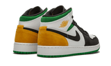 Air Jordan 1 Mid Se White Laser Orange Lucky Green - image 2