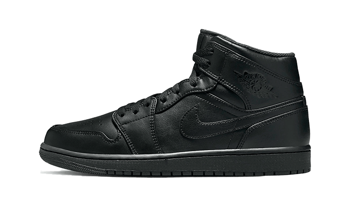 Air Jordan 1 Mid Triple Black 2022 - image 1
