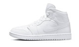 Air Jordan 1 Mid Triple White Patent Swoosh - image 1
