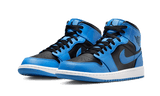 Air Jordan 1 Mid University Blue Black - image 2