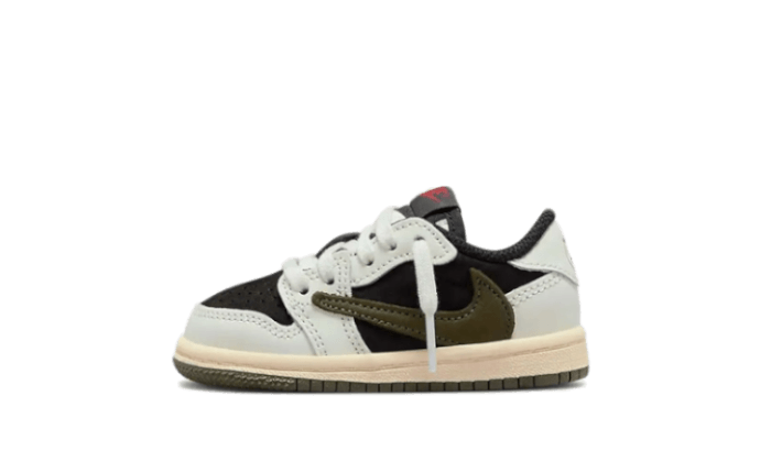 Air Jordan 1 Retro Low Og Sp Travis Scott Olive Bebe Td - image 1