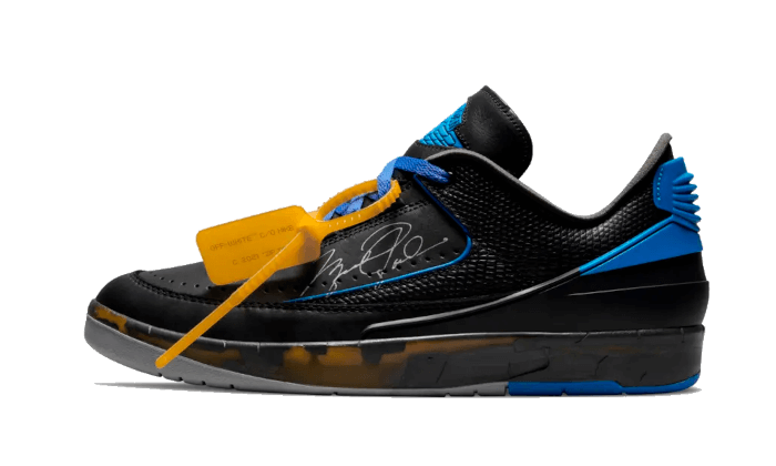 Air Jordan 2 Retro Low SP Off-White Black Blue - image 1