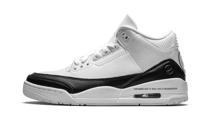 Air Jordan 3 Retro Fragment White Black - image 1